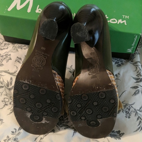 M by Morenatom vintage designer tartan heel - Picture 3 of 5